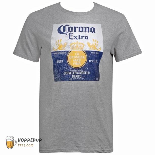 Corona Extra Bottle Label Custom T-Shirt