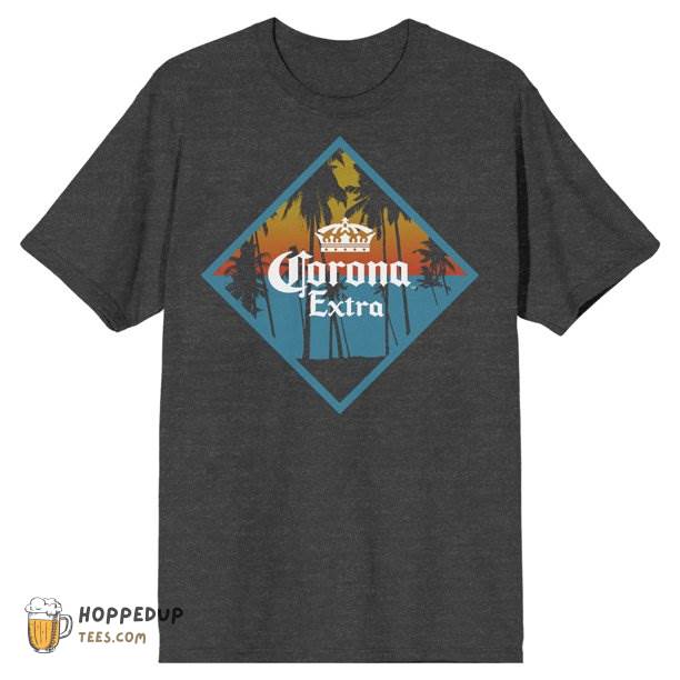 Corona Extra Charcoal Heather Custom T-Shirt