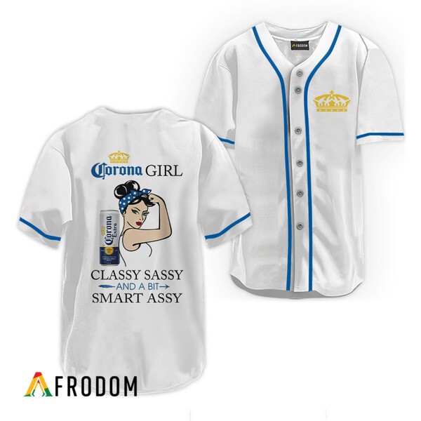 Corona Extra Classy Sassy And A Bit Smart Assy Baseball Jersey HU