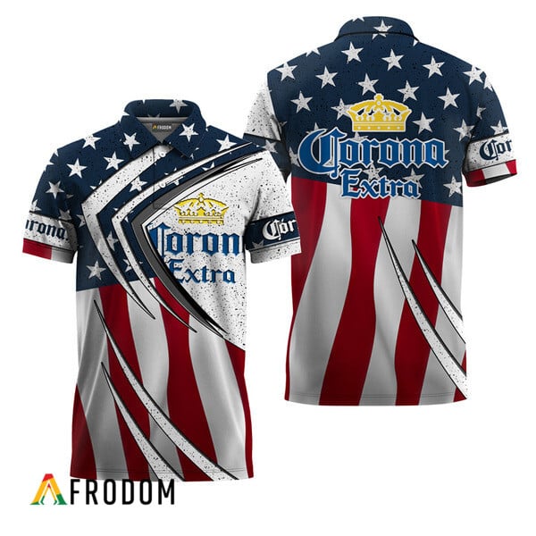 Corona Extra Esports Fourth Of July Polo Shirt HU