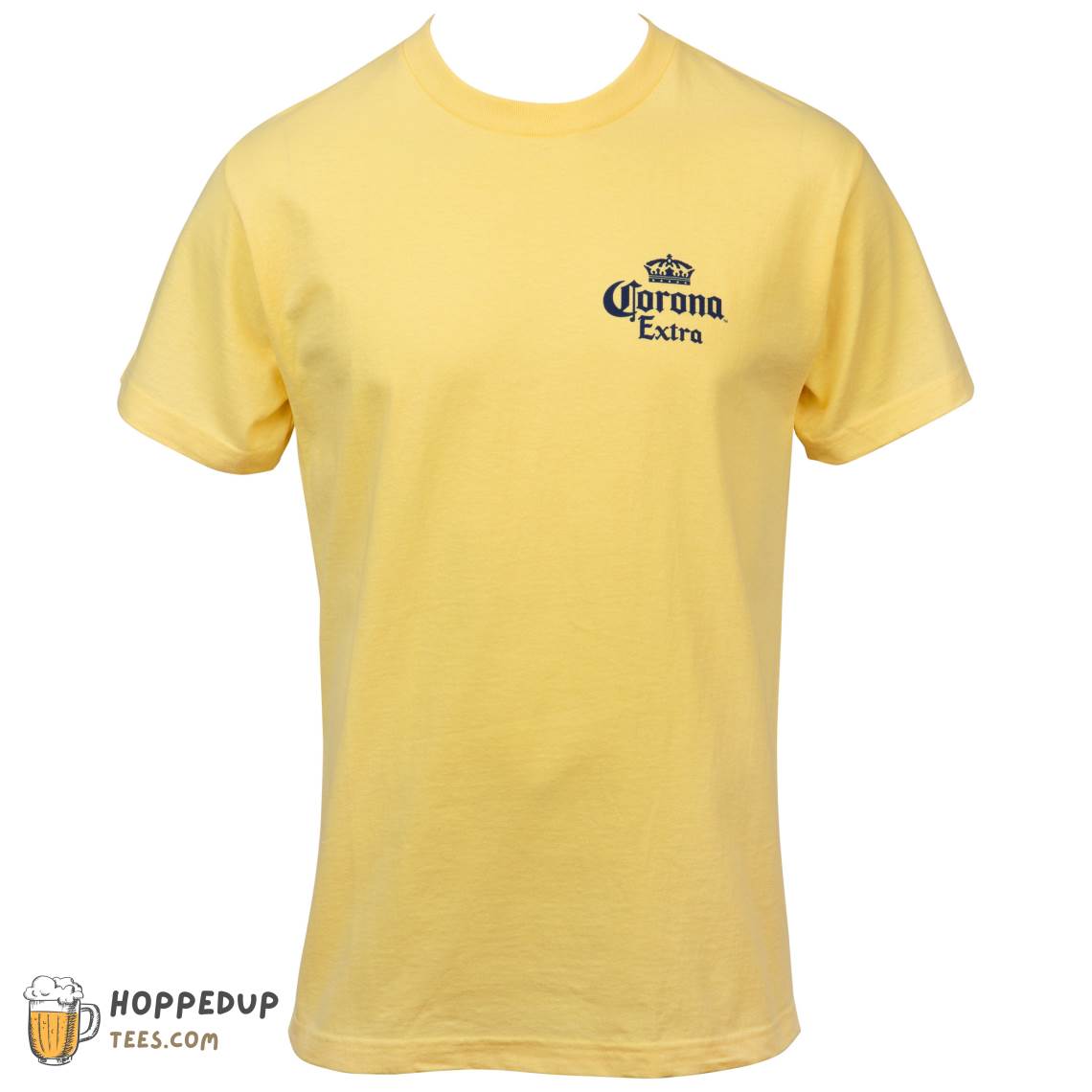 Corona Extra Laid Back Front And Print Graphic Tees