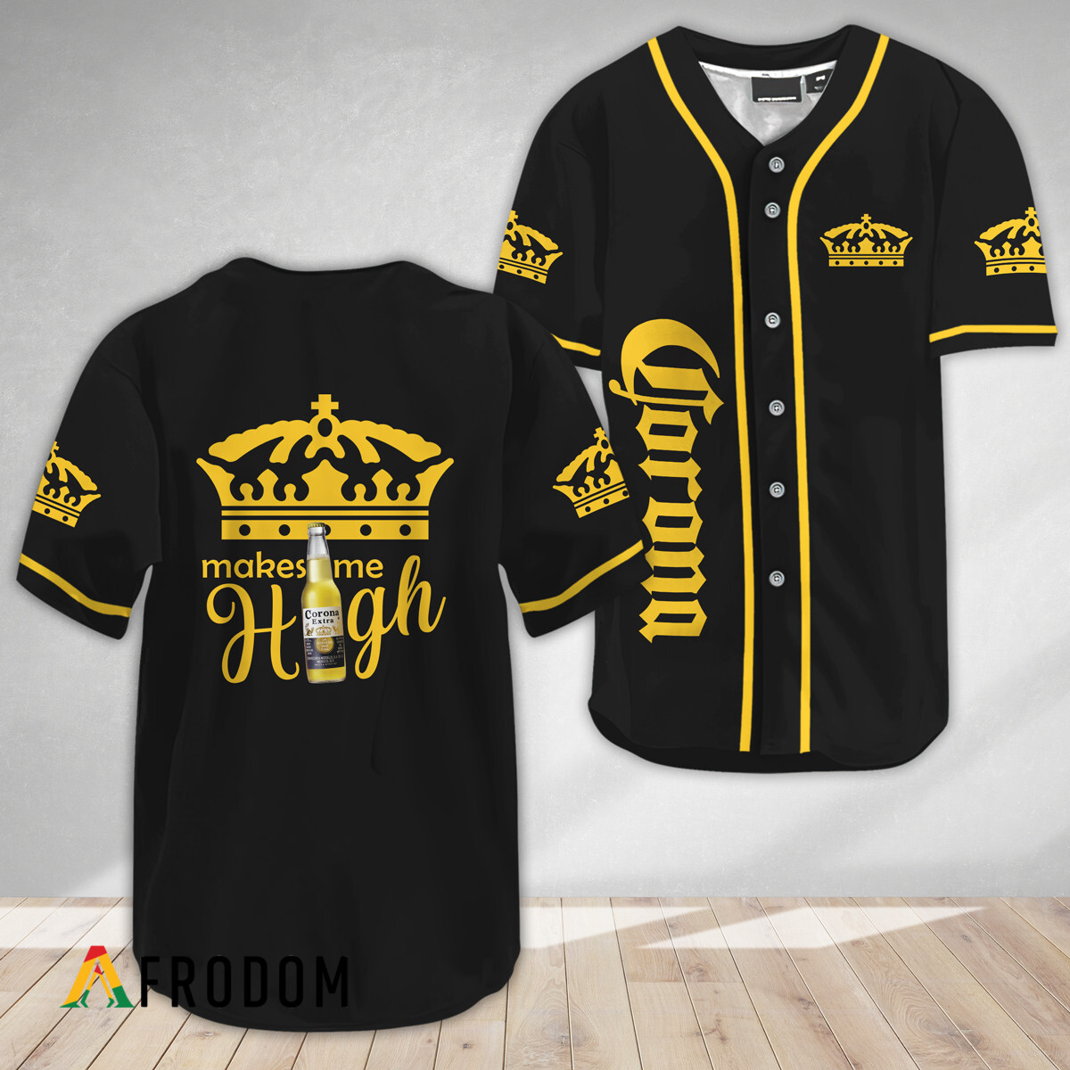 Corona Extra Make Me High Baseball Jersey HU