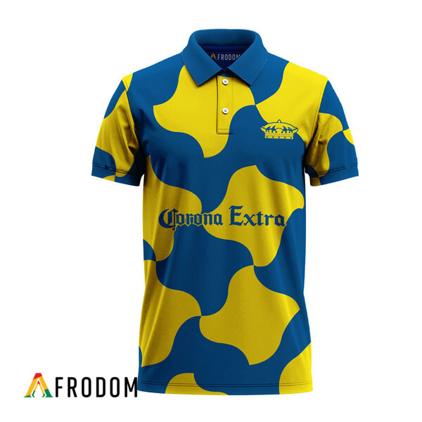 Corona Extra Stand Out Golf Club Polo Shirt HU Corona Extra Stand Out Golf Club Polo Shirt HU