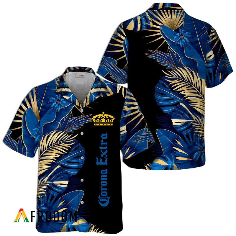Corona Extra Tropical Palm Hawaiian Shirt HU