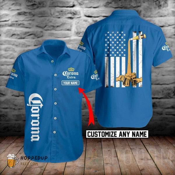 Corona Light Beer Custom Hawaiian Shirt