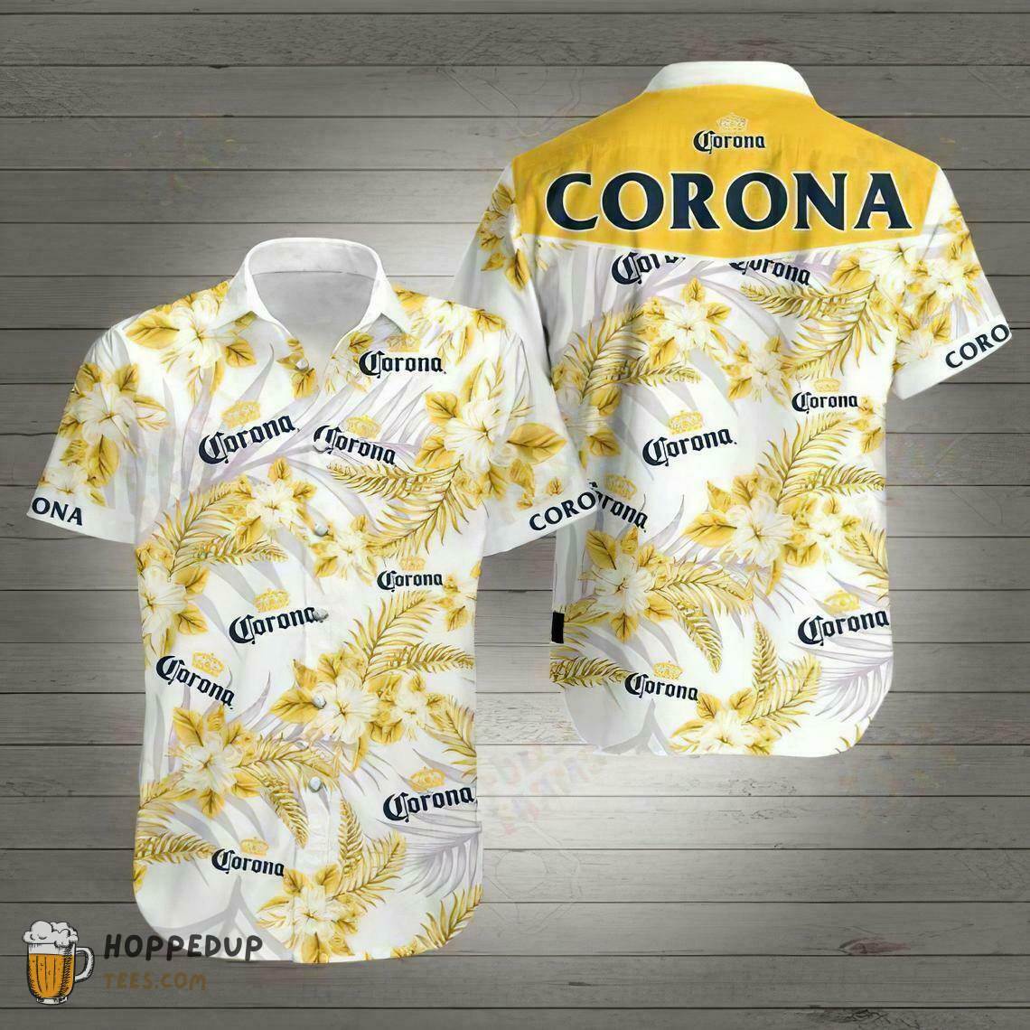 Corona Light Beer Hawaiian Shirt
