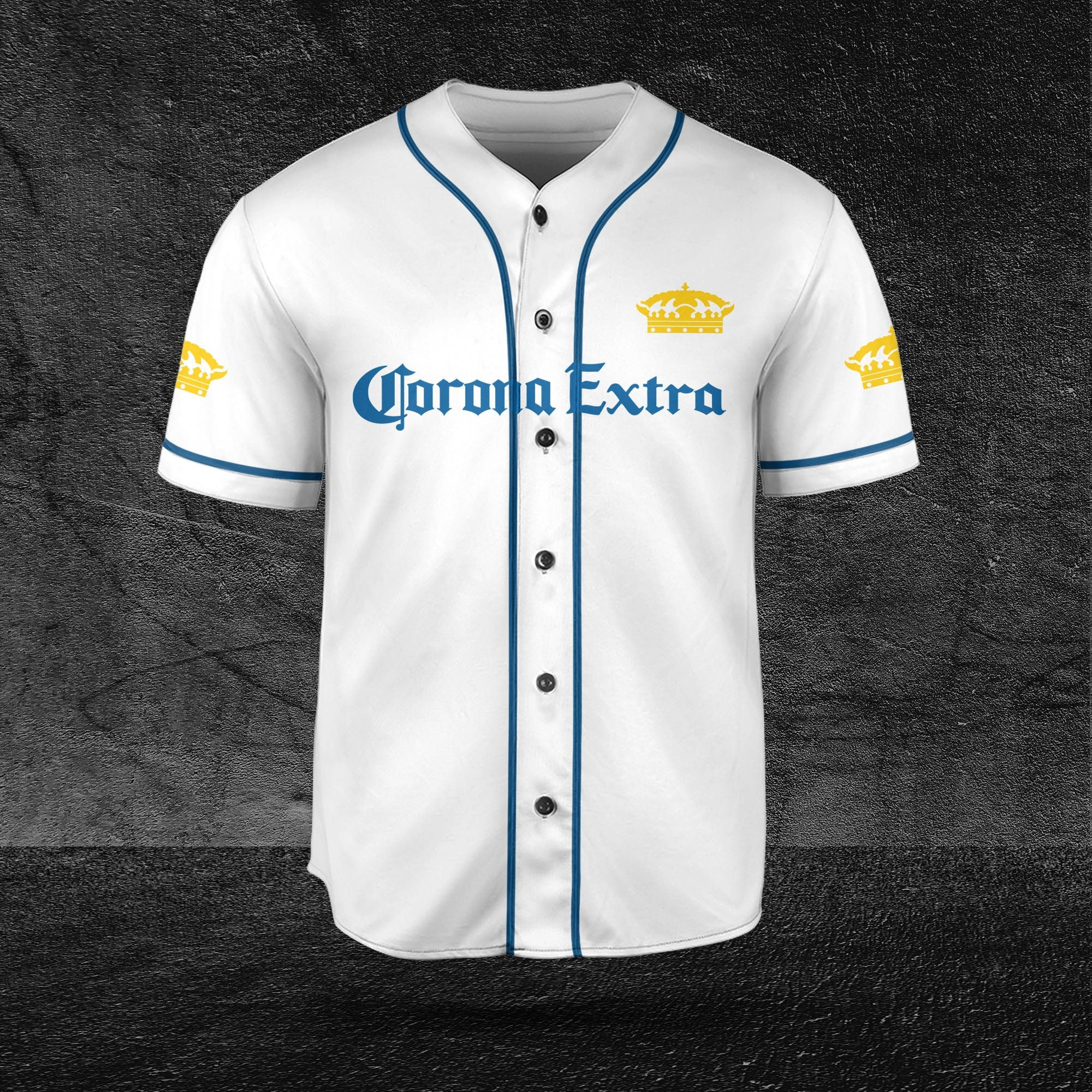 Corona Text Beer and Vodka Lovers Baseball Jersey HU