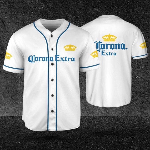 Corona Text Beer and Vodka Lovers Baseball Jersey HU