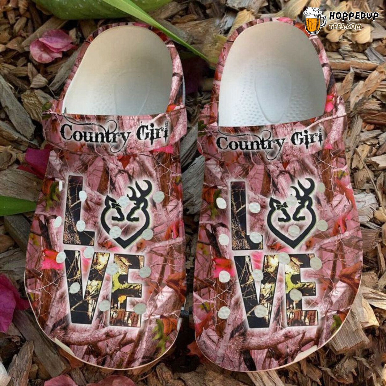 Country Girl Love Themed Classic Comfortable Unique Clogs Shoes