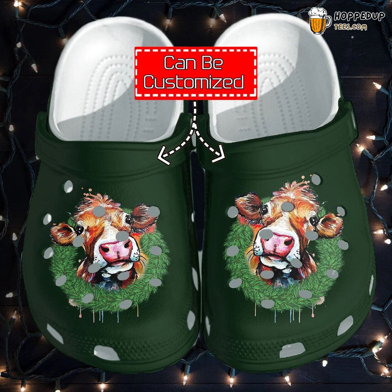 Cow Face Farm Life Custom Design Comfortable Clogs Agricultural Shoes