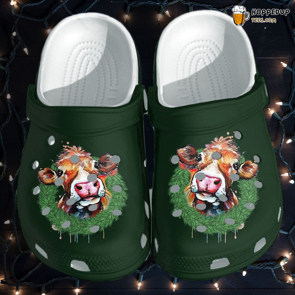 Cow Face Farm Life Custom Stepdaughter Birthday Gift Clogs Shoes
