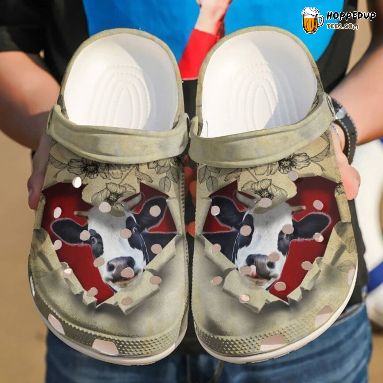 Cow Steal My Heart Classic Theme Comfortable Clogs Agricultural Shoes