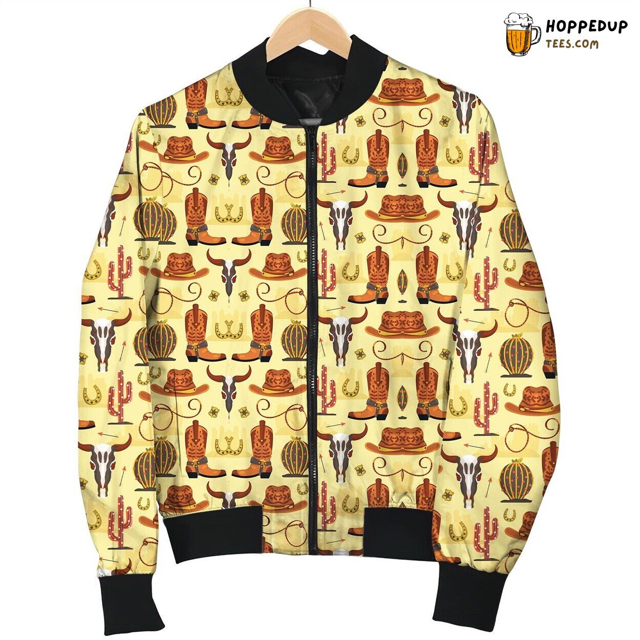 Cowboy Desert Skull Bomber Jacket
