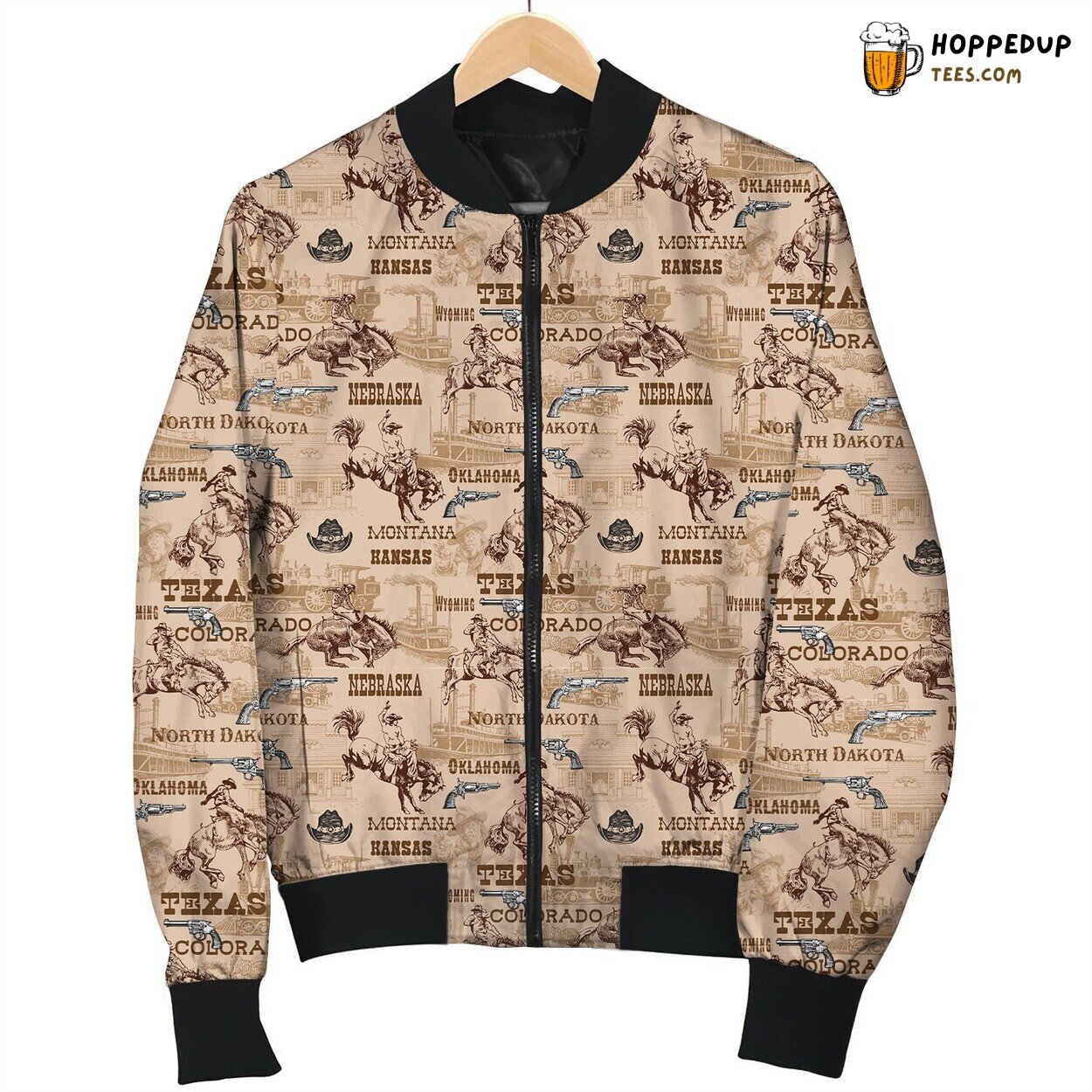 Cowboy States Of America Bomber Jacket