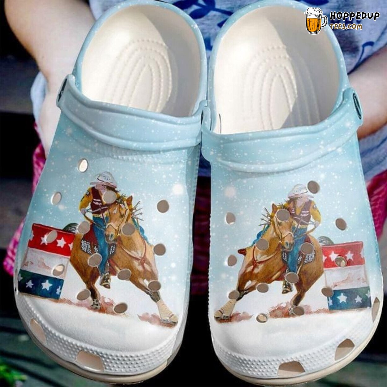 Cowboy Theme Lover Gift Comfortable Stylish Rubber Clog Footwear