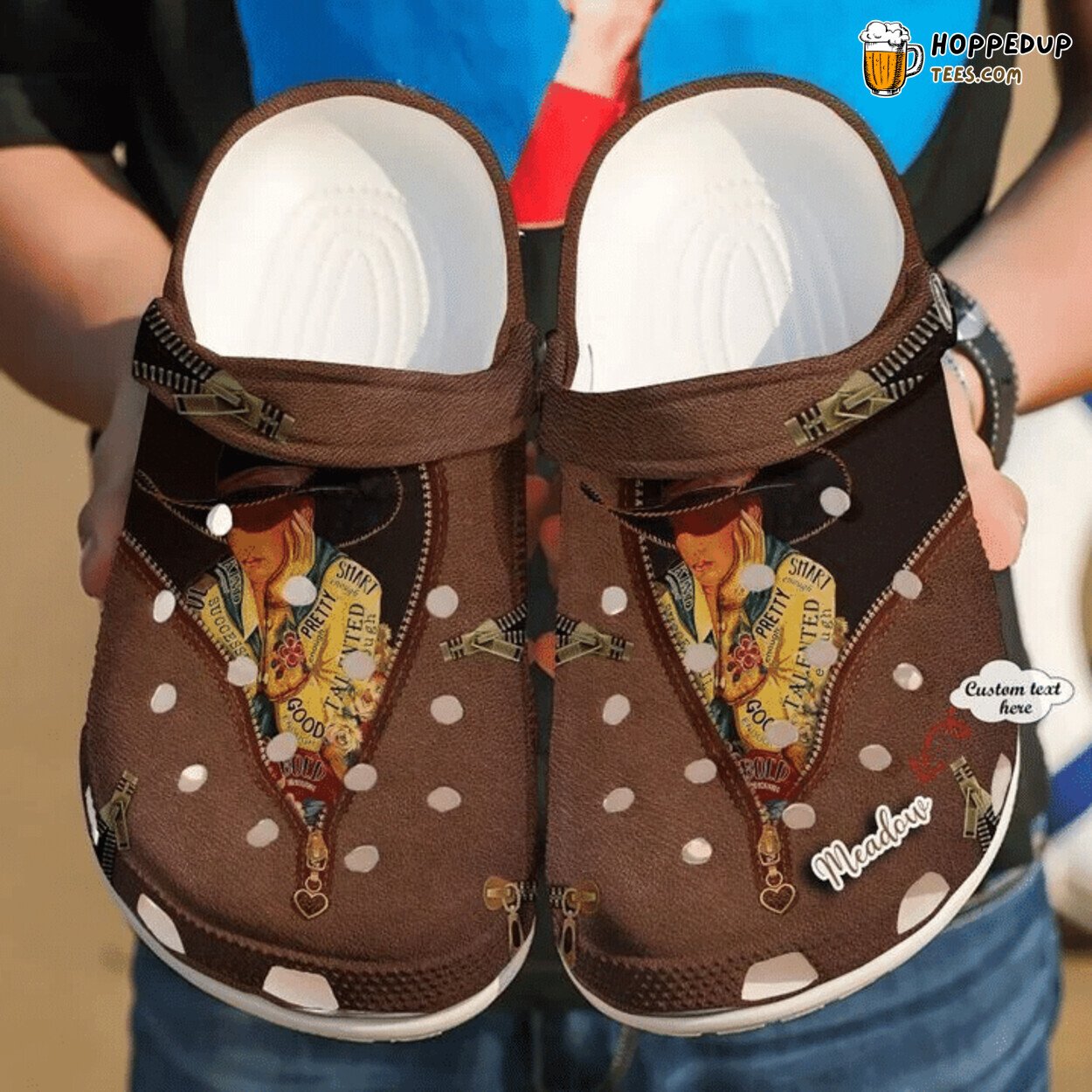 Cowgirl Personalized Pretty Classic Comfortable Unique Design Clogs