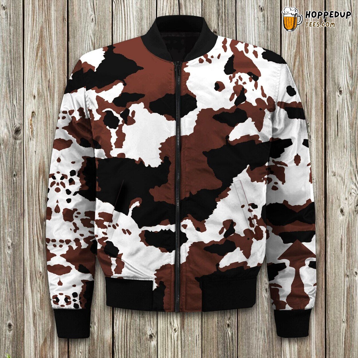 Cowhide Luxury Winter Bomber Jacket Luxuriously Padded Warmth Quality