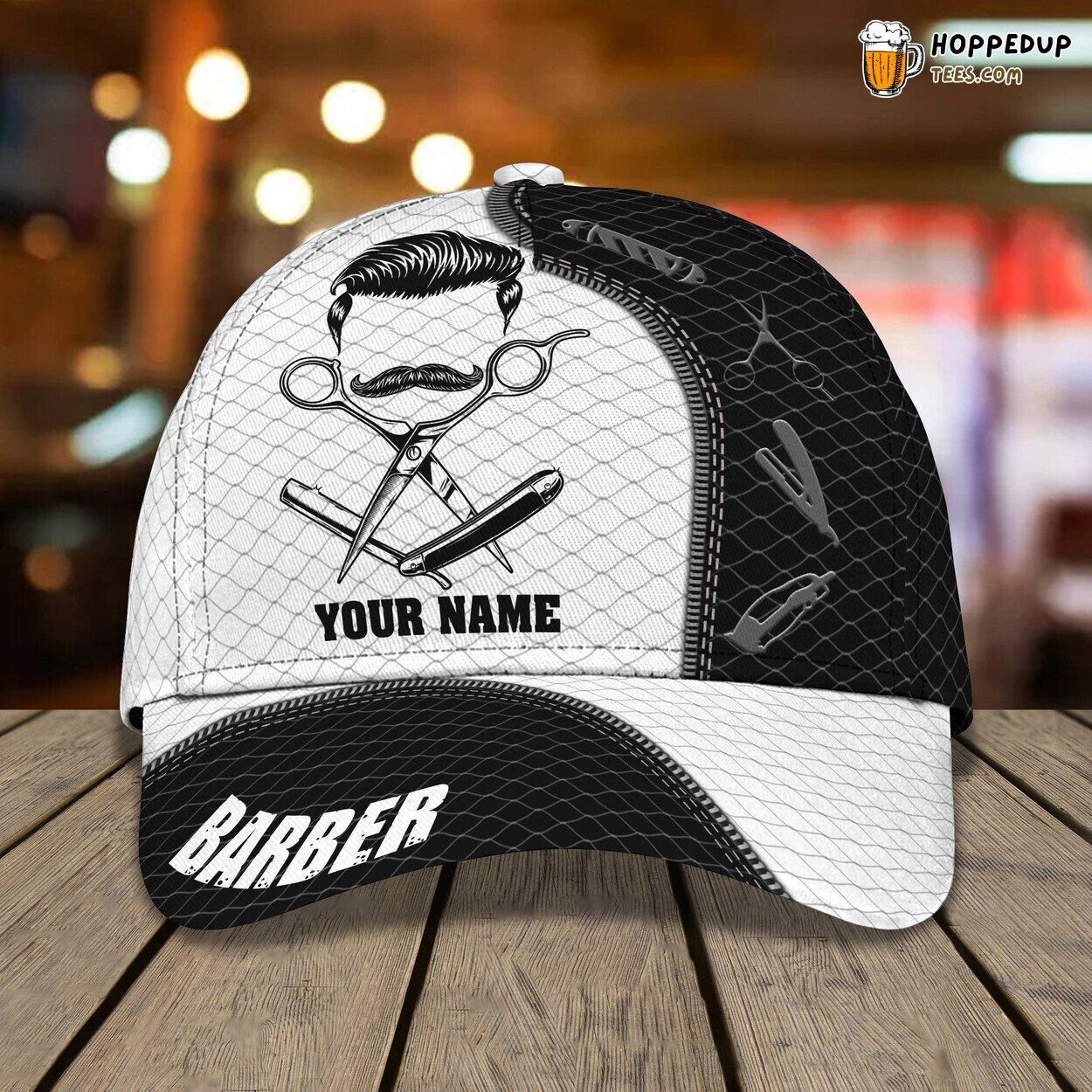 Craftsmanship Blades Personalized 3D Classic Cap Honoring Barbers Artistry