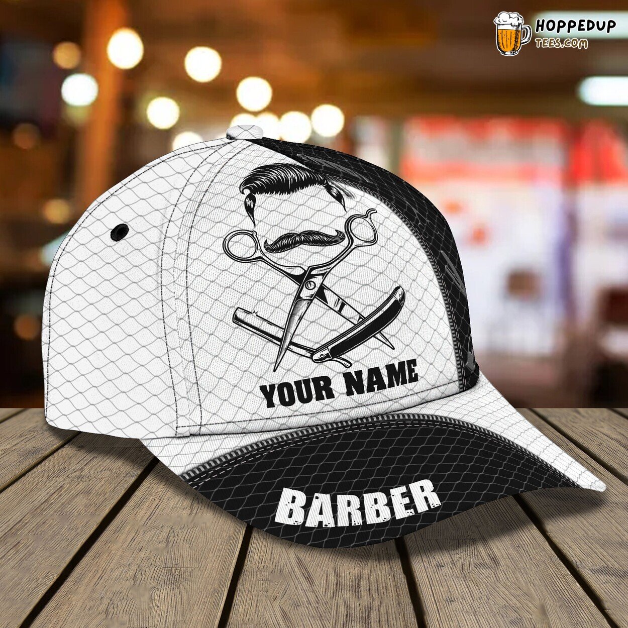 Craftsmanship Blades Personalized 3D Classic Cap Honoring Barbers Artistry