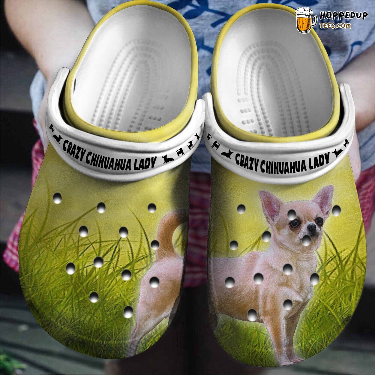 Crazy Chihuahua Lazy Theme Shoes Clogs Gifts Perfect For Son Daughter