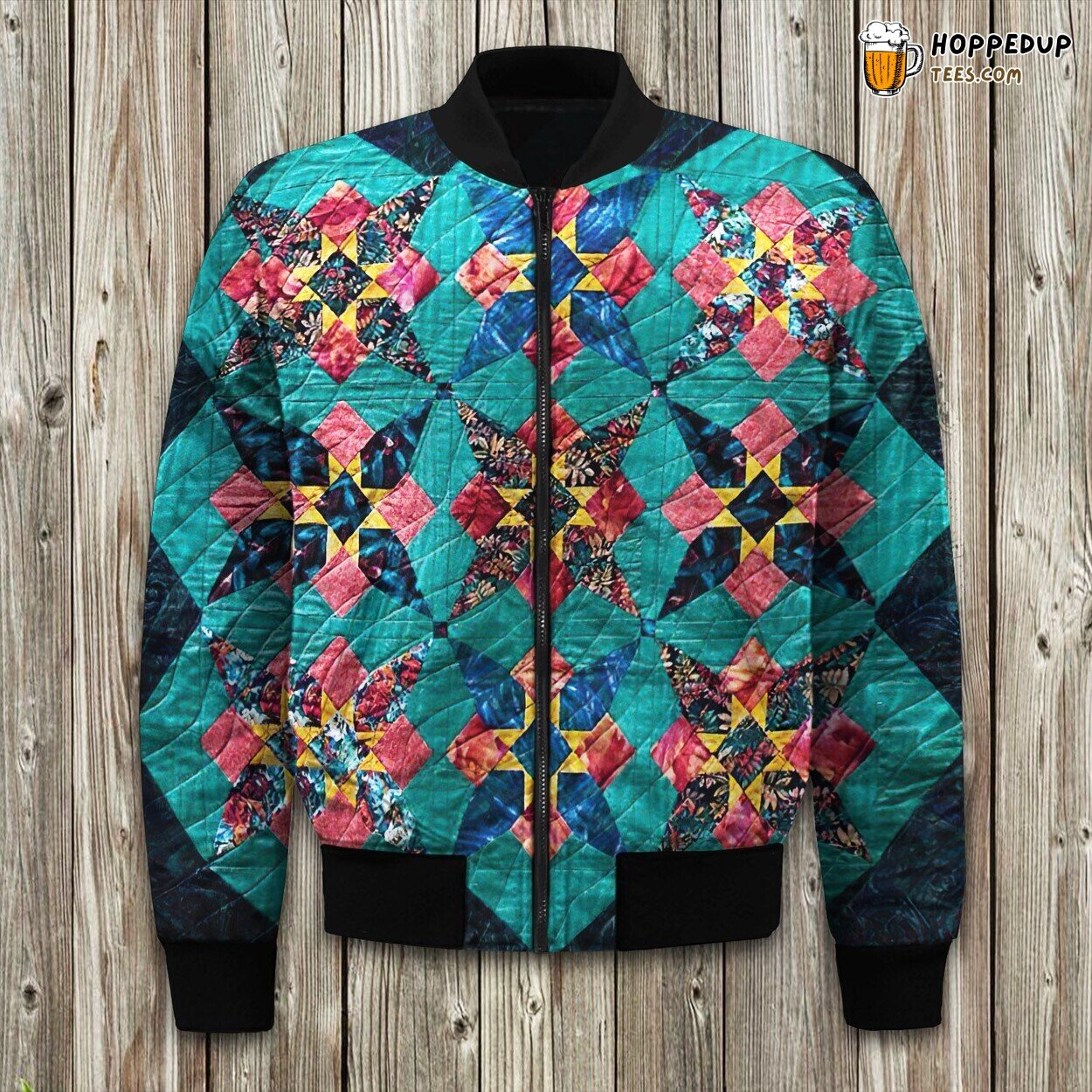 Crispy Autumn Leaves Winter Bomber Jacket Tailored Precision Unique Look