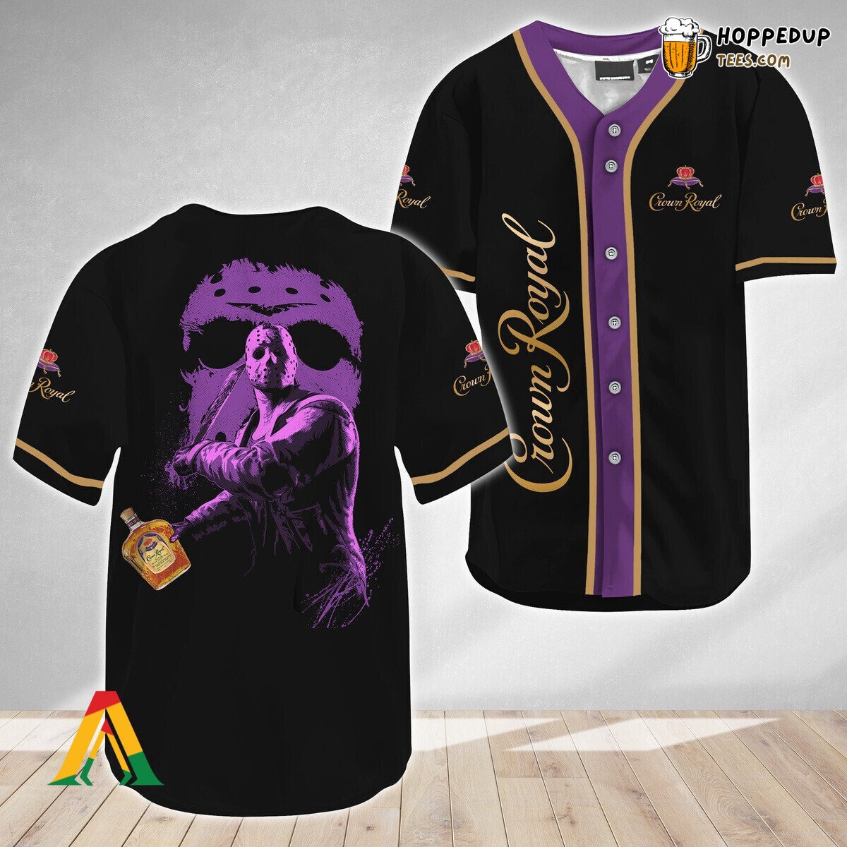 Crown Royal Inspired Jason Voorhees Friday The 13th Baseball Jersey