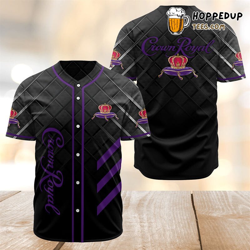 Crown Royal Inspired Unique Baseball Jersey Distinctive Design Edition