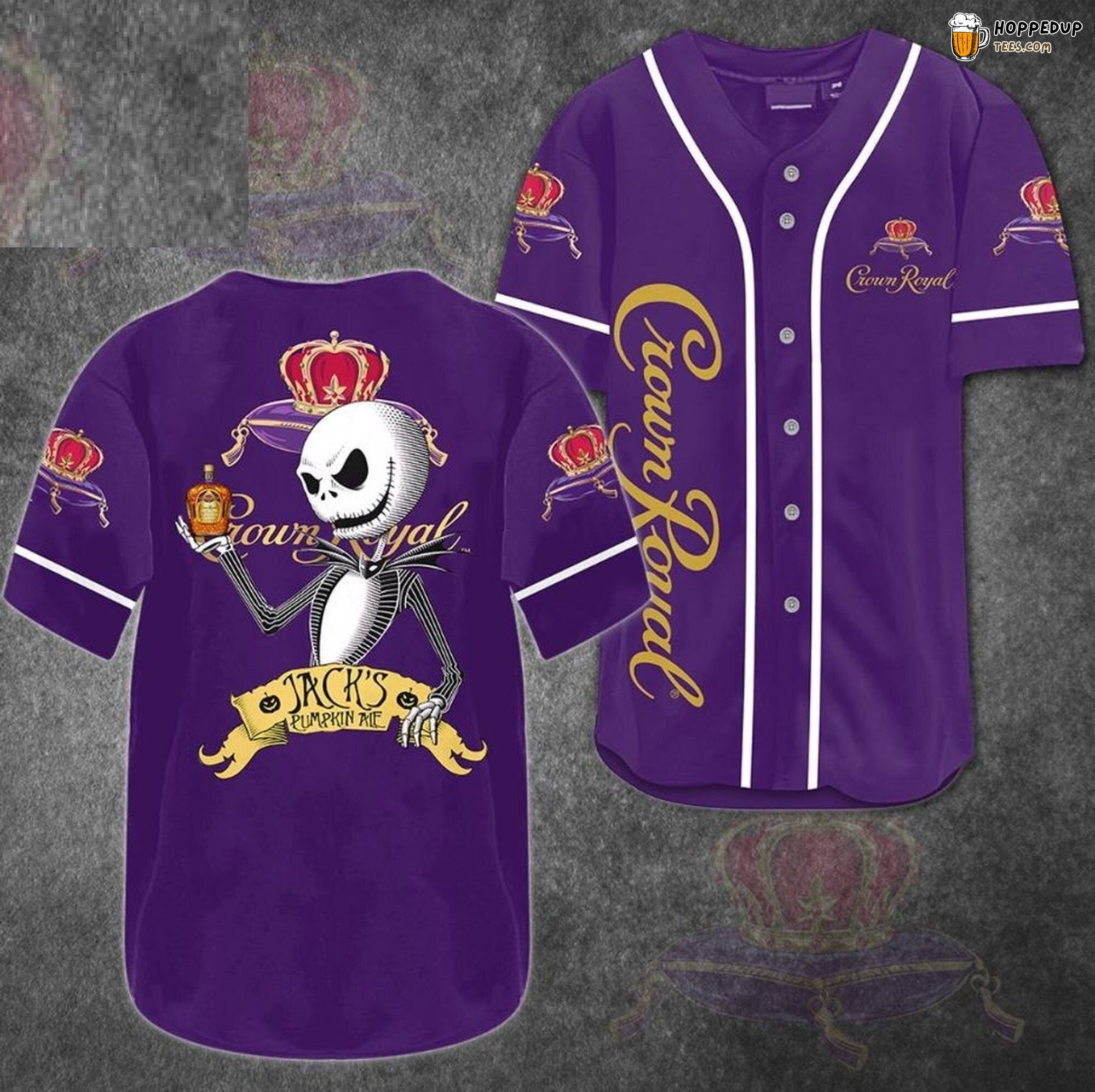 Crown Royal Jack Nightmare Theme Baseball Jersey Unique Design Edition