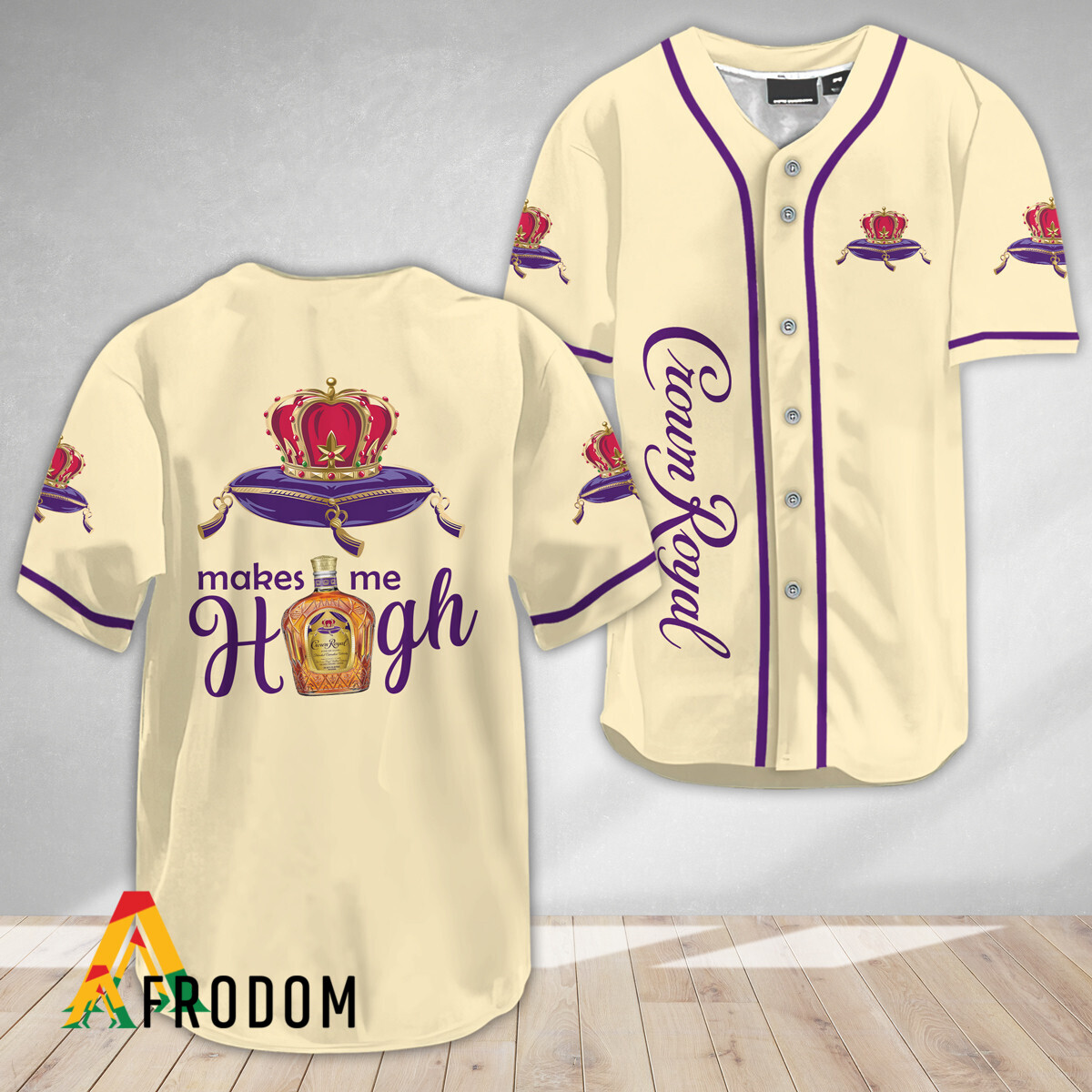 Crown Royal Make Me High Baseball Jersey HU