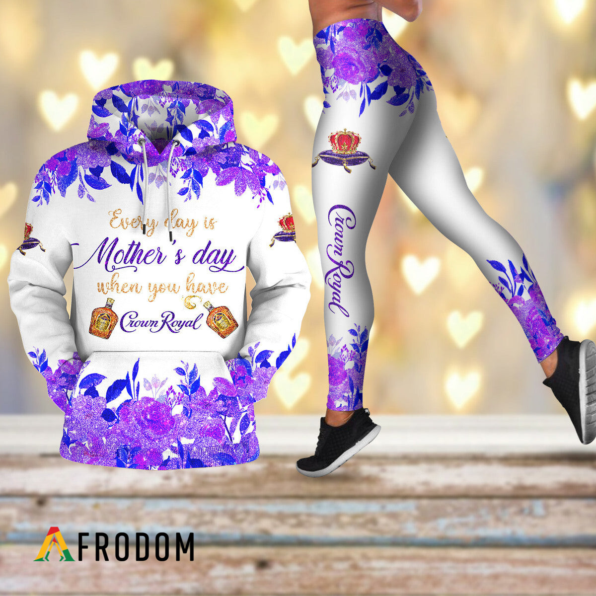 Crown Royal Mother’S Day Hoodie & Leggings Set HU