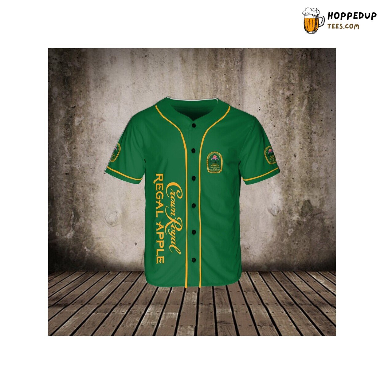 Crown Royal Regal Apple Baseball Jersey Beer Lovers Vodka 3D Unisex Shirt