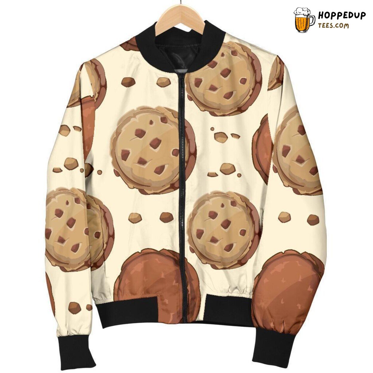 Crunchy Biscuit Cookie Tribute Men’s Bomber Jacket Unique Pattern Essence Crunchy Biscuit Cookie Tribute Men’s Bomber Jacket Unique Pattern Essence