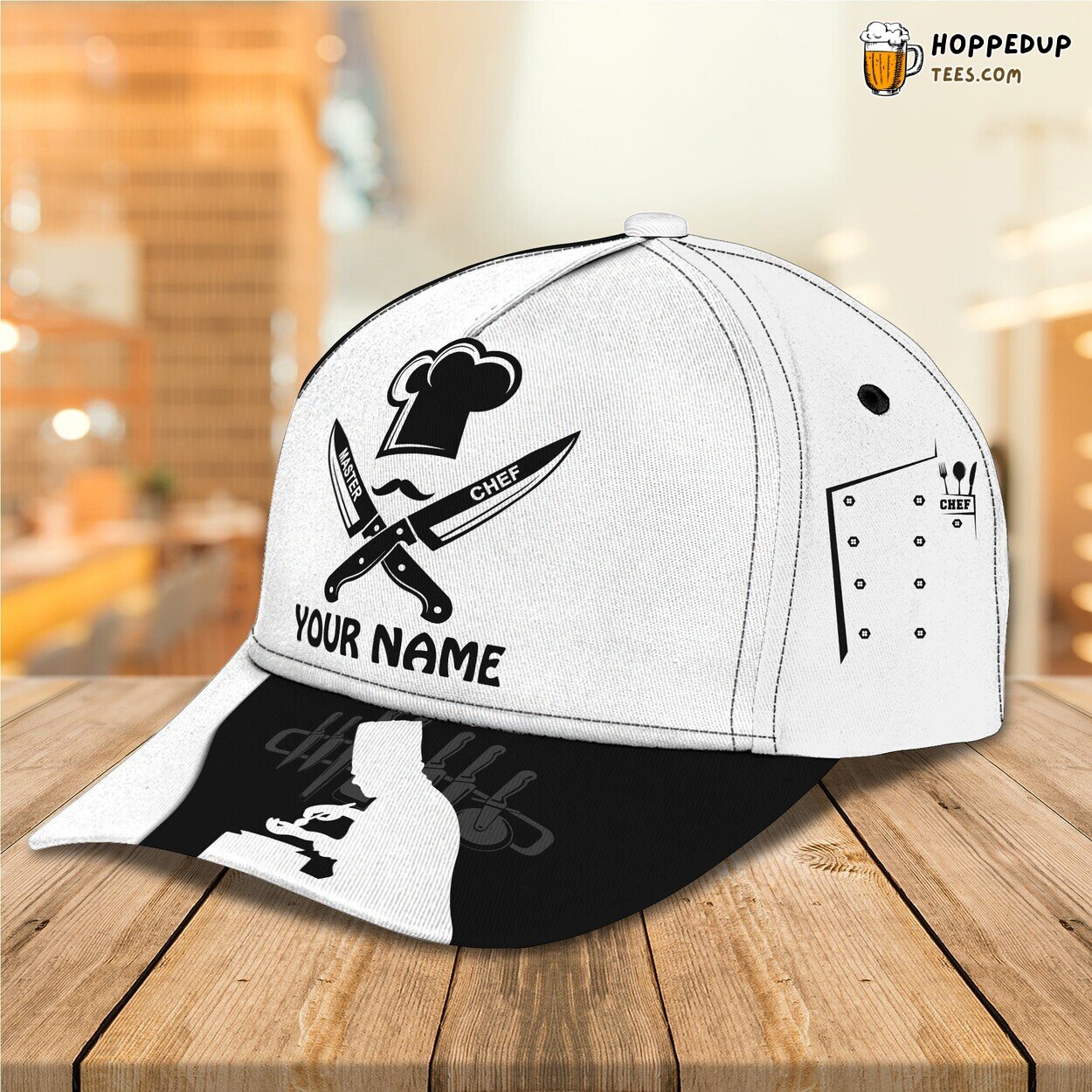 Culinary Artisan Tribute 3D Classic Cap Chef Personalized Name Unique Look