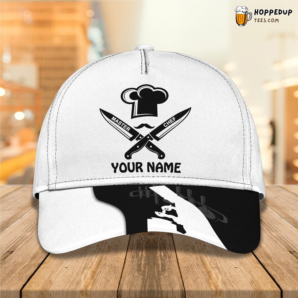 Culinary Artisan Tribute 3D Classic Cap Chef Personalized Name Unique Look