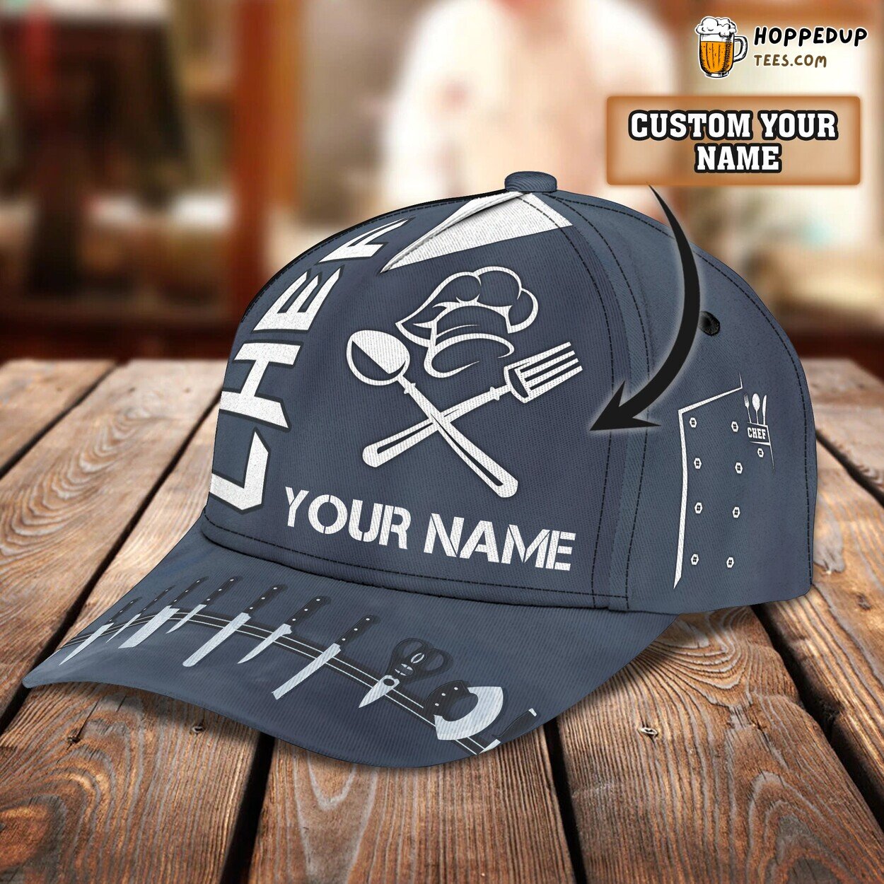 Culinary Chef’s Choice 3D Classic Cap Personalized Unique Design Edition