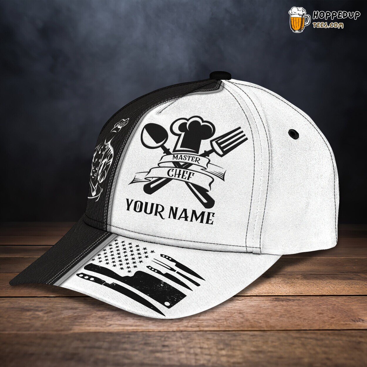 Culinary Masterpiece 3D Classic Cap Master Chef Personalized Name Edition