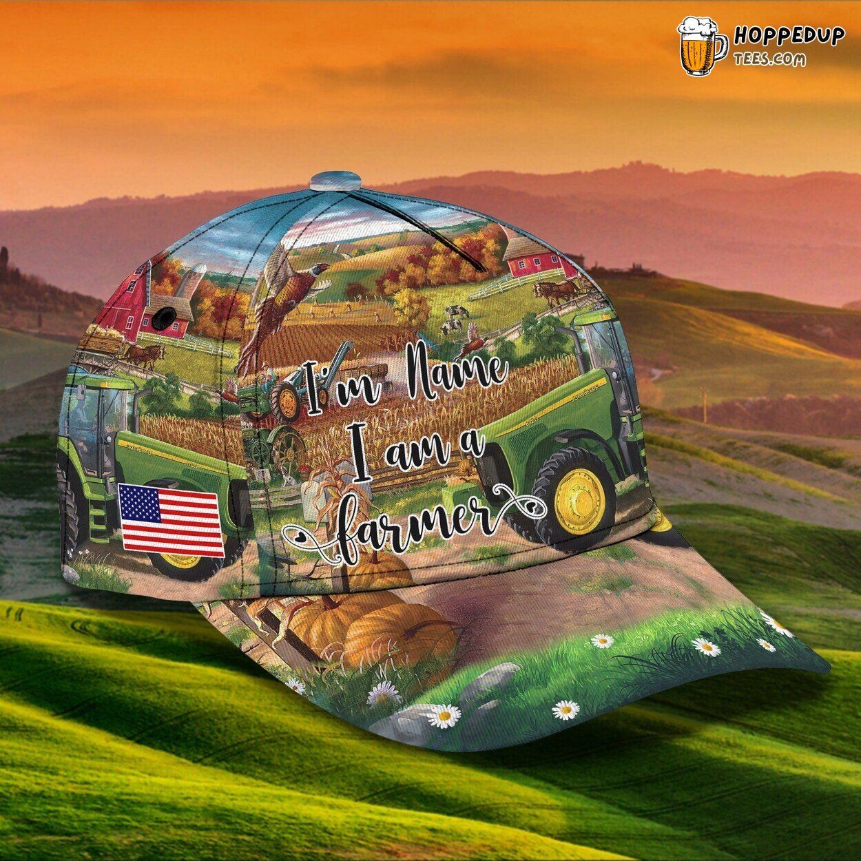 Cultivating Traditions 3D Classic Cap Farmer Edition Personalized Design