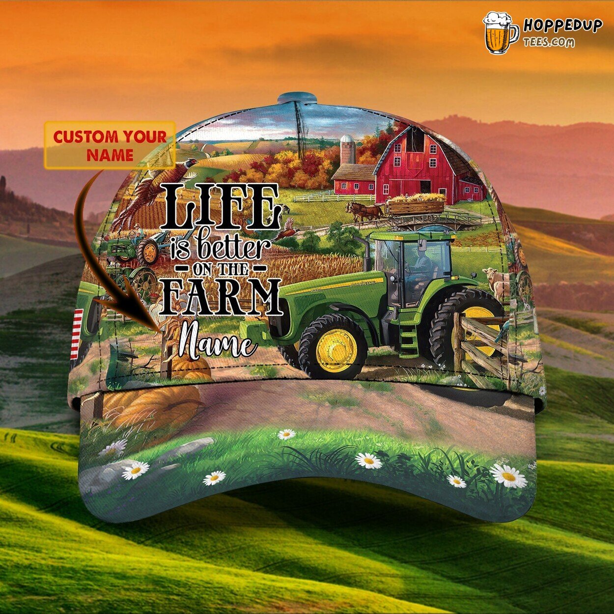 Cultivating Traditions 3D Classic Cap Farmer Edition Personalized Design