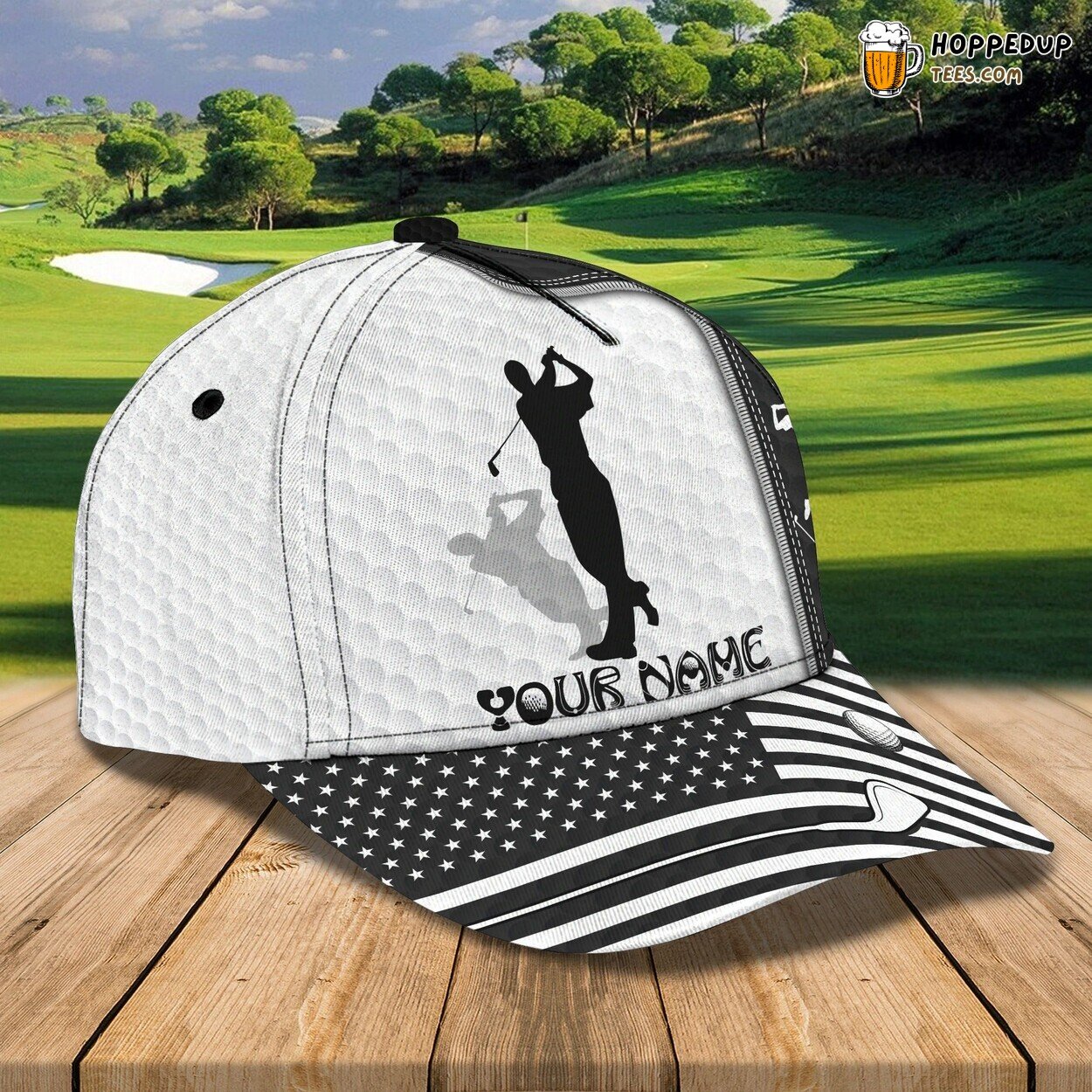 Custom 3D Print Caps Dad Golfer Father Day Gift Love Golf Gifts Daddy Cap