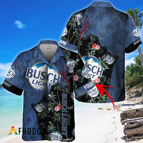 Custom Aloha Busch Light God Hawaiian Shirt HU