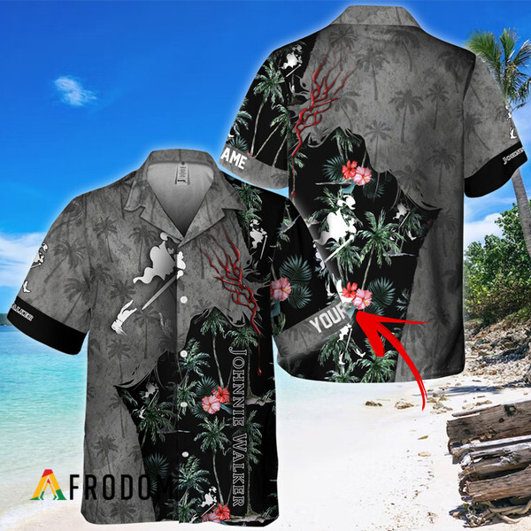 Custom Aloha Johnnie Walker God Hawaiian Shirt HU