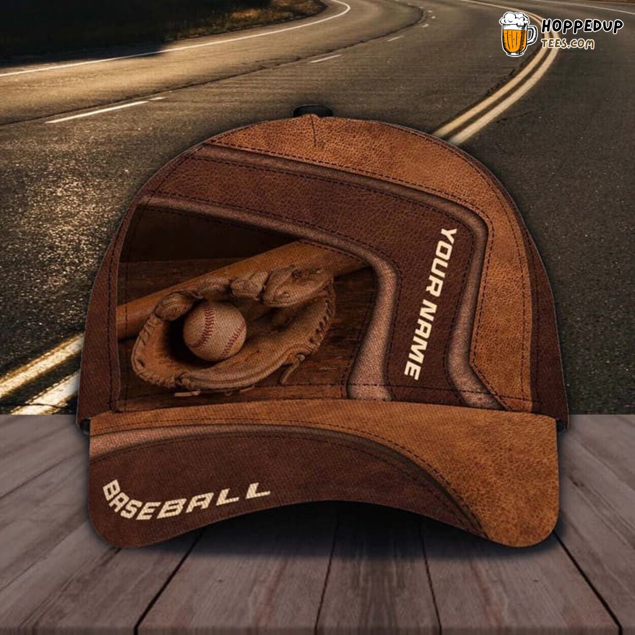 Custom Baseball Cap Friends 3D Glove Baseball Player Design Hat