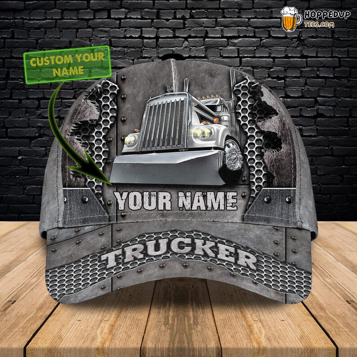 Custom Baseball Trucker 3D Cap Personalized Truck Driver Perfect Gift Premium