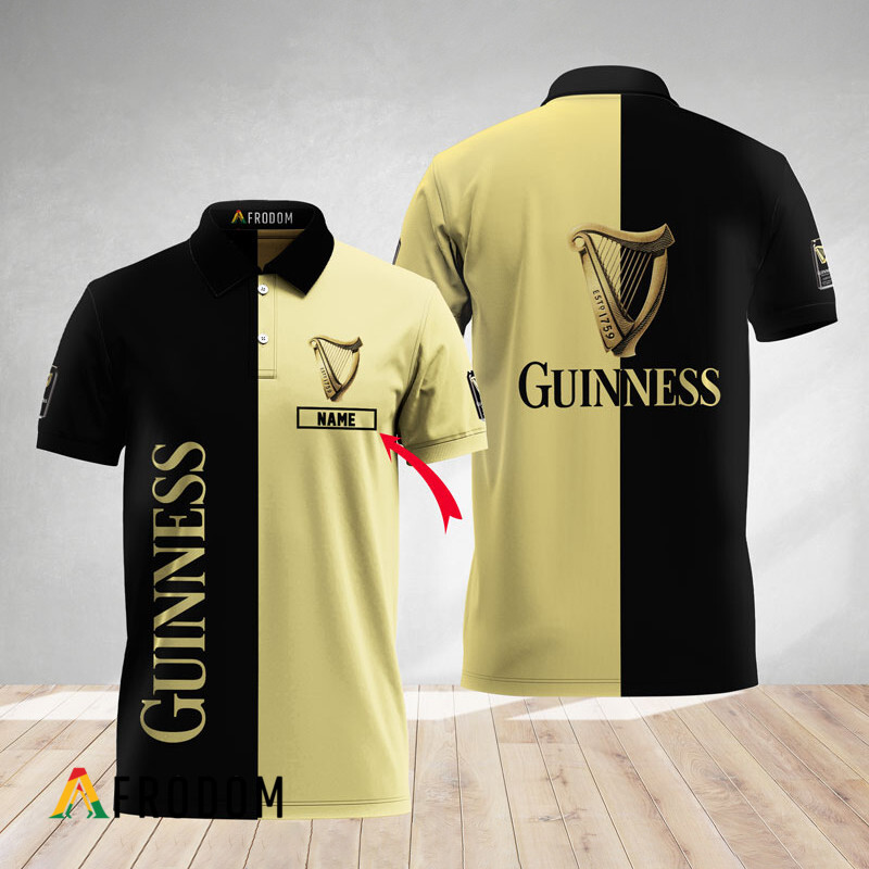 Custom Basic Bicolor Guinness Polo Shirt HU