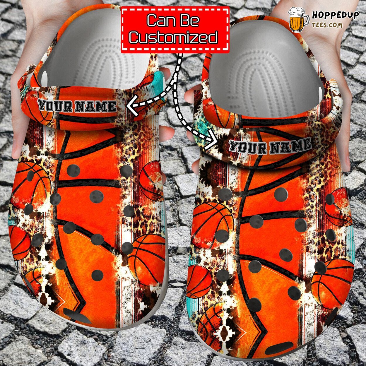 Custom Basketball Sports Theme Comfortable Clogs Athletic Footwear