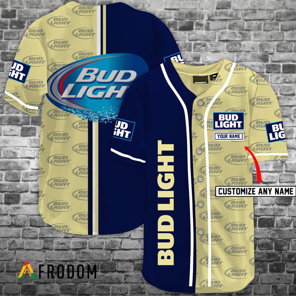 Custom Bud Light Baseball Jersey HU