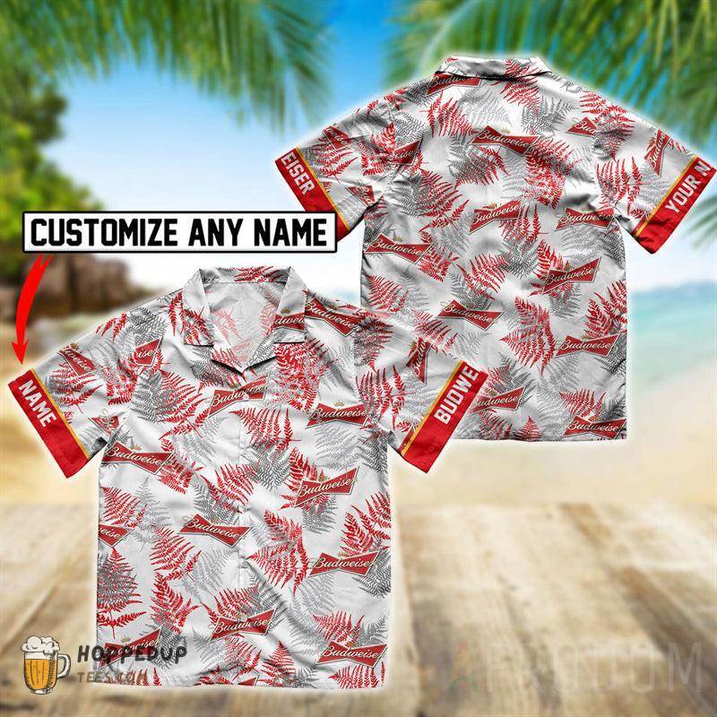 Custom Budweiser Tropical Hawaiian Shirt