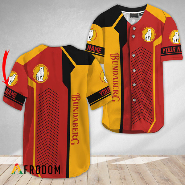 Custom Bundaberg Rum Baseball Jersey HU
