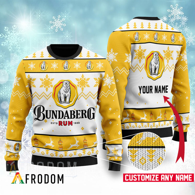 Custom Bundaberg Rum Christmas Sweater HU