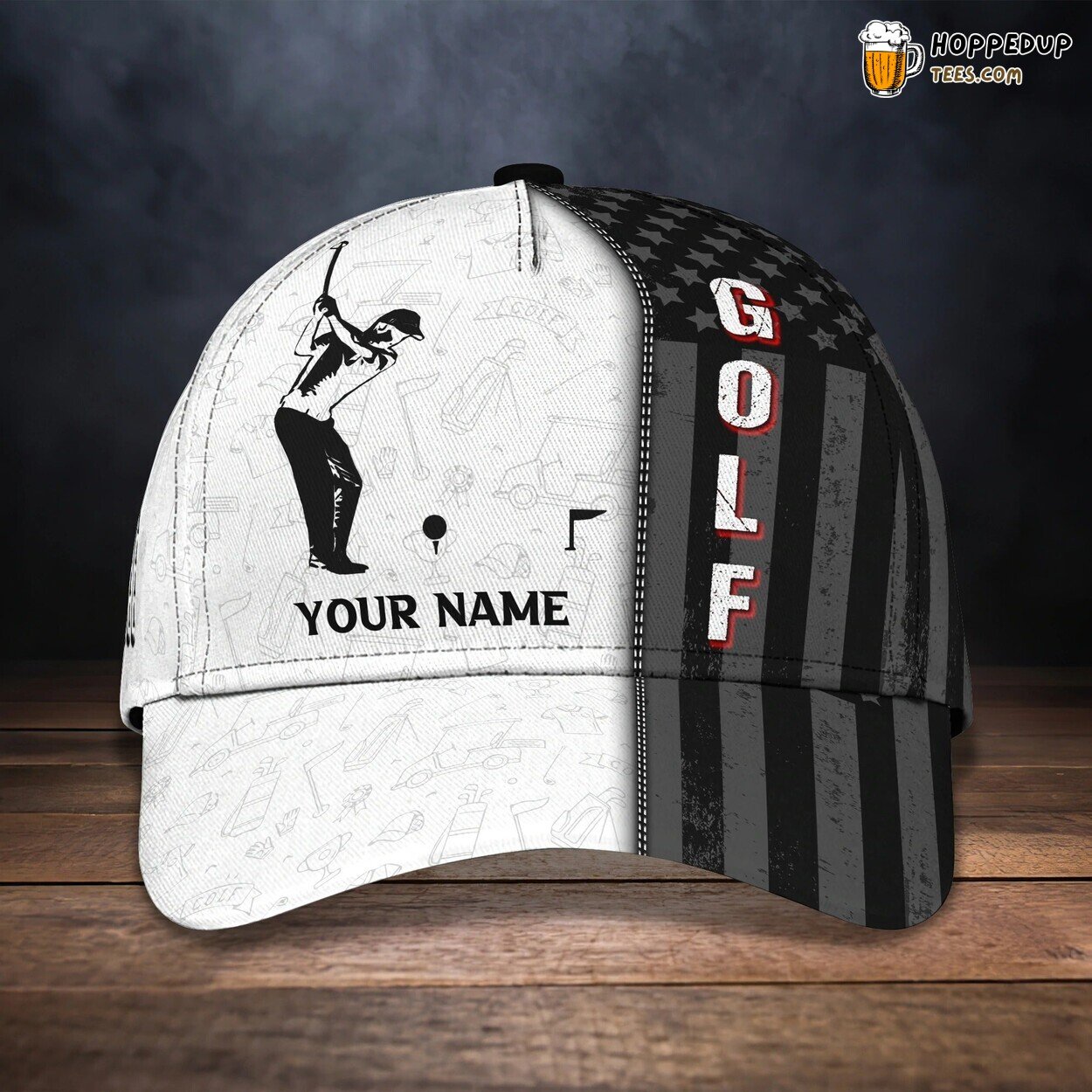 Custom Cap Golf Lover Baseball Hat Men Gift Presents Golfer Love Unique